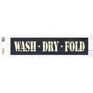 Wash Dry Fold Wholesale Novelty Narrow Sticker Decal
