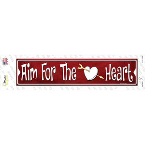 Aim For The Heart Wholesale Novelty Narrow Sticker Decal