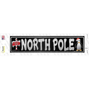 North Pole Wholesale Novelty Narrow Sticker Decal