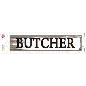 Butcher Wholesale Novelty Narrow Sticker Decal