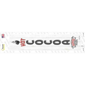 Hot Cocoa White Wholesale Novelty Narrow Sticker Decal