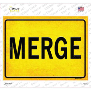 Merge Wholesale Novelty Rectangle Sticker Decal