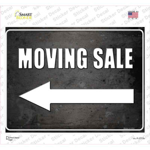 Moving Sale Left Wholesale Novelty Rectangle Sticker Decal