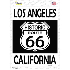 Los Angeles California Historic Route 66 Wholesale Novelty Rectangle Sticker Decal