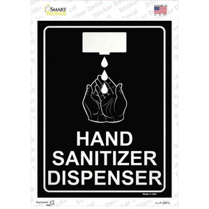 Hand Sanitizer Dispenser Wholesale Novelty Rectangle Sticker Decal