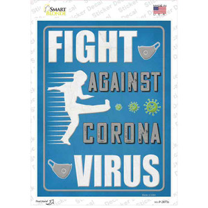 Fight Against The Virus Wholesale Novelty Rectangle Sticker Decal