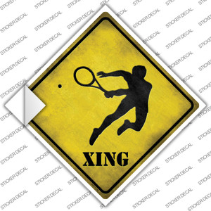 Tennis Xing Wholesale Novelty Diamond Sticker Decal