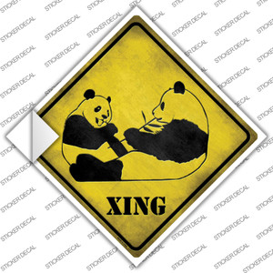 Pandas Xing Wholesale Novelty Diamond Sticker Decal