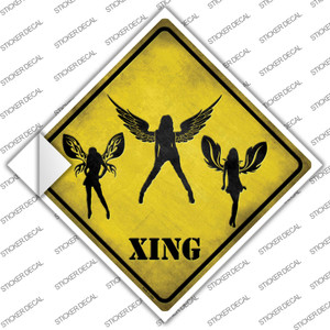 Angels Xing Wholesale Novelty Diamond Sticker Decal