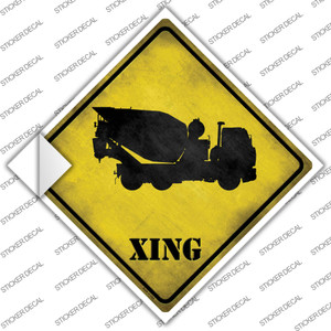 Cement Mixer Xing Wholesale Novelty Diamond Sticker Decal