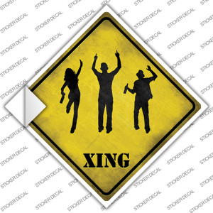 Party People Xing Wholesale Novelty Diamond Sticker Decal