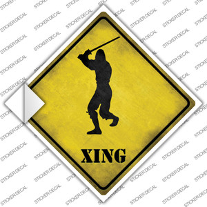 Ninja Sword Xing Wholesale Novelty Diamond Sticker Decal