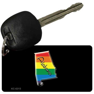 Alabama Rainbow State Wholesale Novelty Key Chain