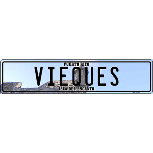Vieques Puerto Rico Wholesale Novelty Metal European License Plate