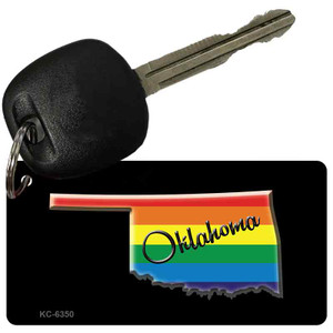 Oklahoma Rainbow State Wholesale Novelty Key Chain