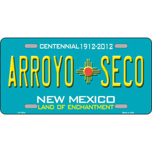 Arroyo Seco New Mexico Wholesale Metal License Plate