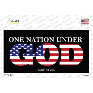 One Nation Under God Flag Wholesale Novelty Sticker Decal