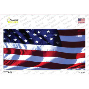 American Flag Wavy Wholesale Novelty Sticker Decal