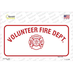 Volunteer Fire Department Wholesale Novelty Sticker Decal