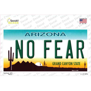 No Fear Arizona Wholesale Novelty Sticker Decal