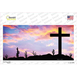 Cross Sunrise Photograph Wholesale Novelty Sticker Decal