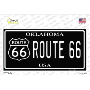 Route 66 Oklahoma Black Wholesale Novelty Sticker Decal