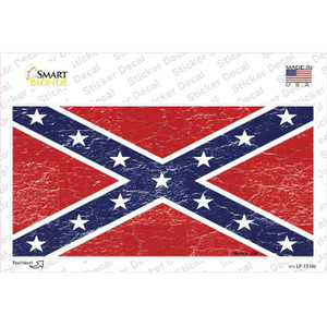 Distressed Confederate Flag Wholesale Novelty Sticker Decal