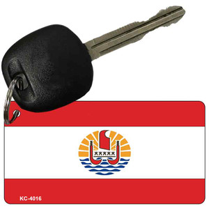 French Polynesia Flag Wholesale Novelty Key Chain