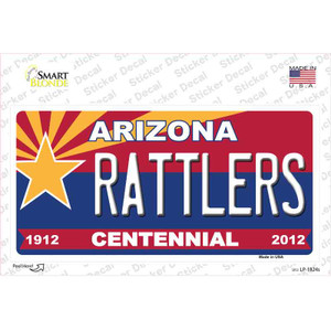 Arizona Centennial Rattlers Wholesale Novelty Sticker Decal