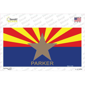 Parker Arizona State Flag Wholesale Novelty Sticker Decal
