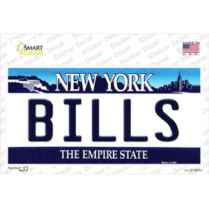 Bills New York State Wholesale Novelty Sticker Decal