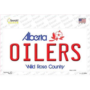 Oilers Alberta Canada Province Wholesale Novelty Sticker Decal