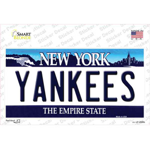 Yankees New York State Wholesale Novelty Sticker Decal