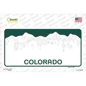Colorado Background Wholesale Novelty Sticker Decal