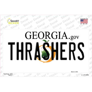 Thrashers Georgia State Wholesale Novelty Sticker Decal