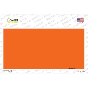 Orange Solid Wholesale Novelty Sticker Decal