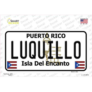 Luquillo Puerto Rico Novelt Wholesale Novelty Sticker Decal