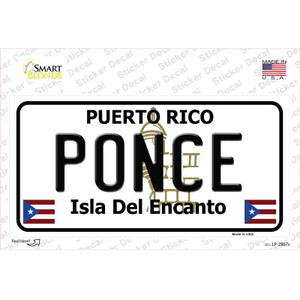 Ponce Puerto Rico Wholesale Novelty Sticker Decal