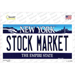 Stock Market New York Background Wholesale Novelty Sticker Decal