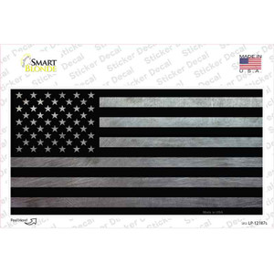 American Flag Black and Gray Wholesale Novelty Sticker Decal