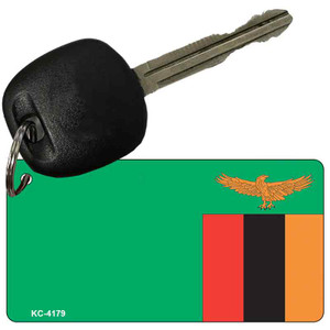 Zambia Flag Wholesale Novelty Key Chain