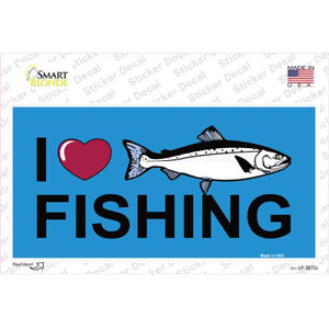I Love Fishing Wholesale Novelty Sticker Decal