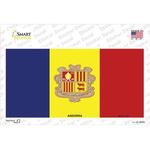 Andorra Flag Wholesale Novelty Sticker Decal