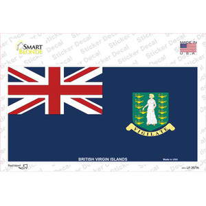 British Virgin Islands Flag Wholesale Novelty Sticker Decal