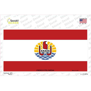 French Polynesia Flag Wholesale Novelty Sticker Decal