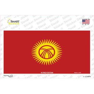 Kyrgyzsyan Flag Wholesale Novelty Sticker Decal