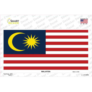 Malaysia Flag Wholesale Novelty Sticker Decal