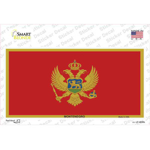 Montenegro Flag Wholesale Novelty Sticker Decal