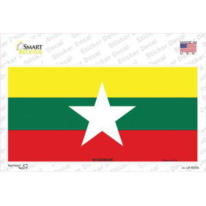 Myanmar Flag Wholesale Novelty Sticker Decal