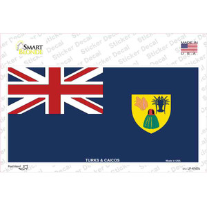 Turks And Caicos Flag Wholesale Novelty Sticker Decal